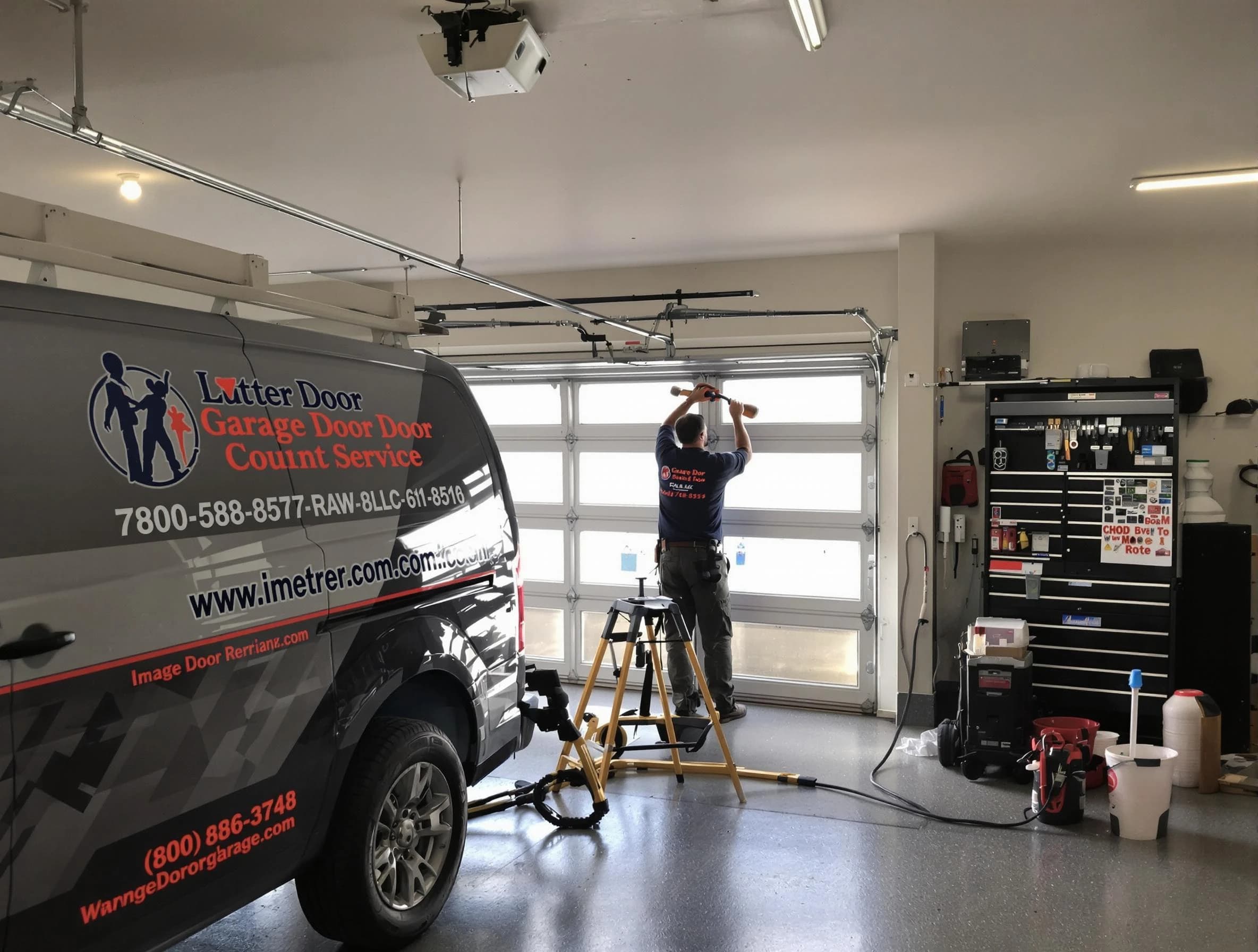 Glendale Garage Door Repair rapid response team performing same-day repair in Glendale