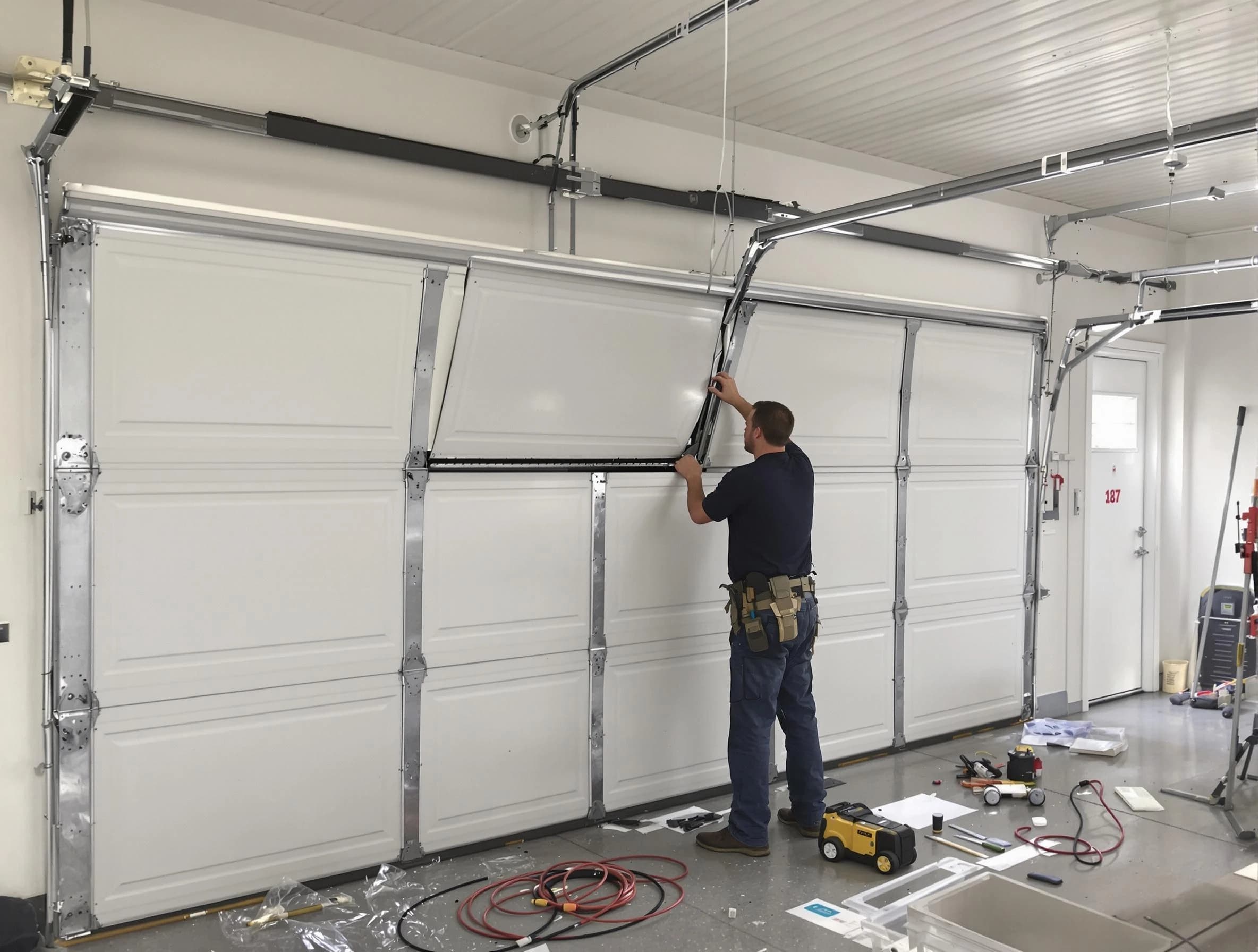 Garage Door Section Replacement in Glendale